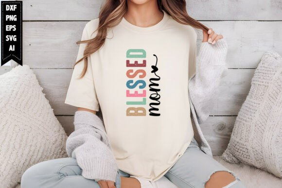 Blessed Mom SVG: Premium Graphics for Crafts & Blogs