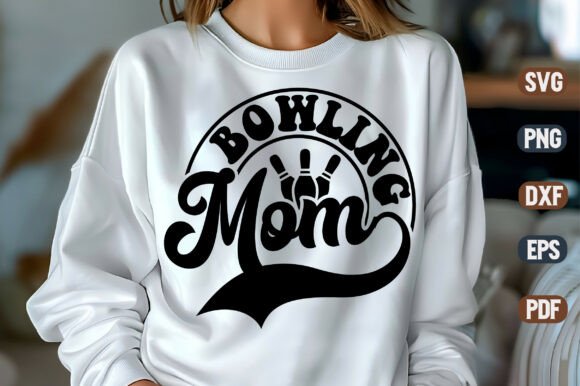 Bowling Mom SVG Design: Crafts & Graphics for Brands