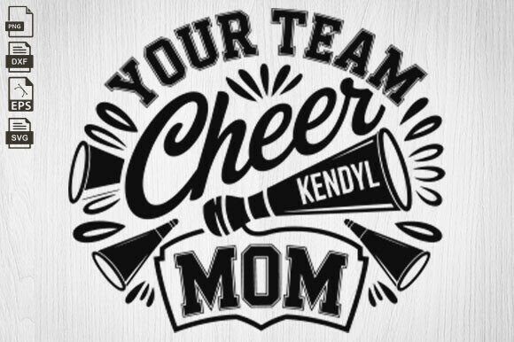 Cheer Mom SVG: Graphics & Crafts for Branding