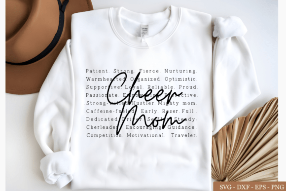Cheer Mom SVG & PNG: Graphics for Crafts