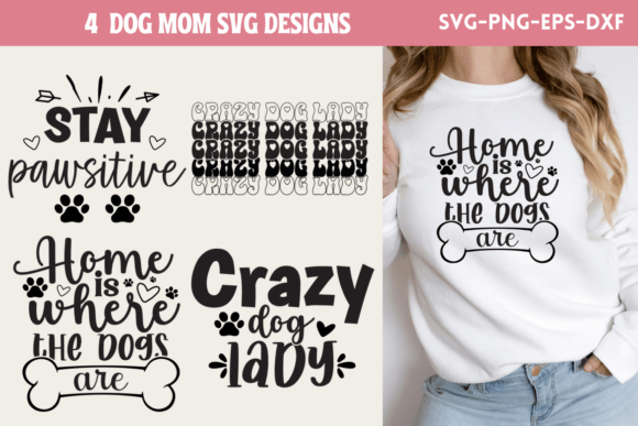 Dog Mom SVG Bundle: Premium Graphics for Crafts