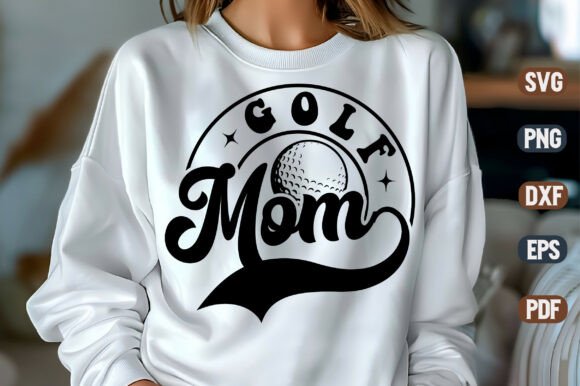 Golf Mom SVG Design for Crafts and Graphics