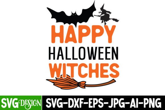 Happy Halloween SVG Cut File: Graphics for T-Shirt Designs