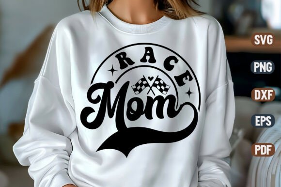 Race Mom SVG Design for Crafts and Graphics