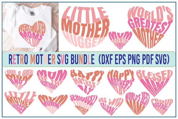 Retro Mother SVG: Graphics for Crafts & Branding
