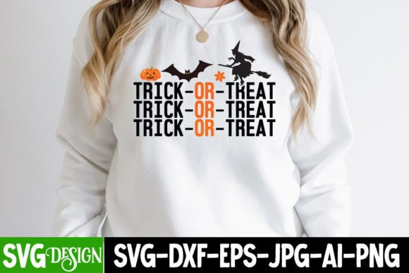 Trick or Treat PNG: Graphics for T-Shirt Designs