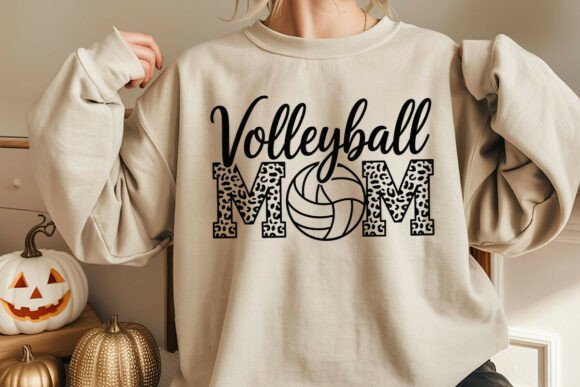 Volleyball Mom SVG: Graphics for Crafts & Shirts